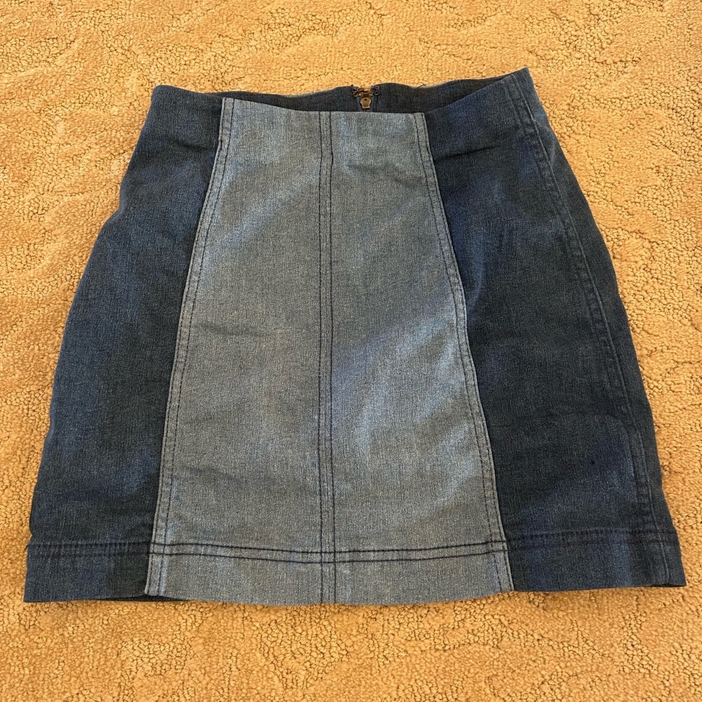 Free People Denim Skirt